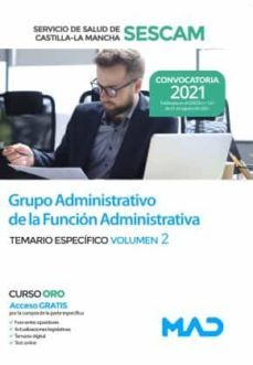 grupo administrativo de la función administrativa del servicio de salud de castilla-la mancha (sescam).-9788414249703