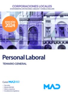 personal laboral de corporaciones locales. temario general-9788414278703