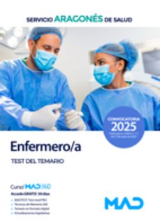 enfermero/a del servicio aragones de salud (salud) test del temar io-9788414293003