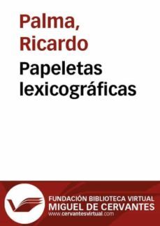 papeletas lexicograficas (ebook)-9788415219903