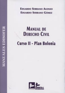 manual de derecho civil, curso ii-plan bolonia-eduardo serrano alonso-9788415276203