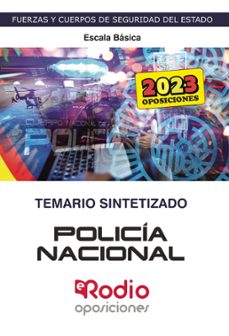 policia nacional. escala basica.  temario sintetizado 2023-miguel angel ortega palop-9788417976903