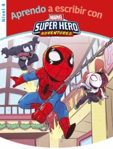 aprendo a escribir con los superheroes marvel - nivel 4 (aprendo a escribir con marvel)-9788418039003