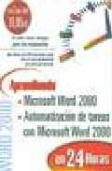 todo word 2000 (aprendiendo en 24 horas) (2 vols.)-9788420537603