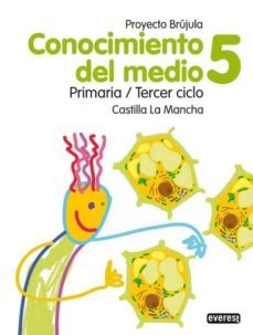 conocimiento del medio 5 educacion primaria guia didactica brujula (castilla la mancha) cd-9788424199203
