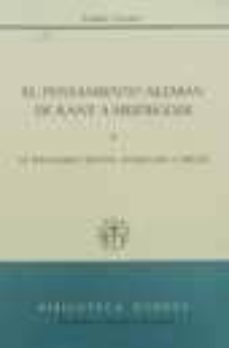 pensamiento aleman de kant a heidegger (ii)-eusebi colomer-9788425415203