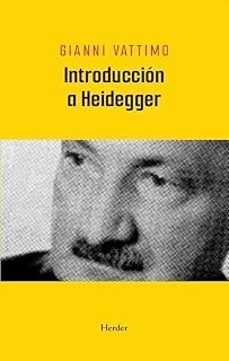introduccion a heidegger-gianni vattimo-9788425453403