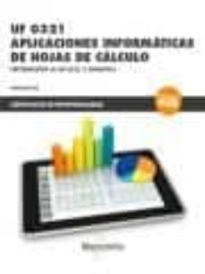 uf 0321 aplicaciones informaticas de hojas de calculo-9788426724403