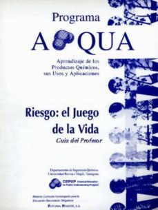 riesgo: el juego de la vida. guia del profesor (aprendizaje de los productos quimicos y sus aplicaciones)-9788429174403