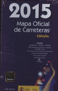 mapa oficial de carreteras españa 2015 (50ª ed.)-9788449809903