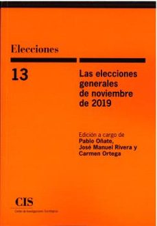 las elecciones generales de noviembre 2019-9788474769203