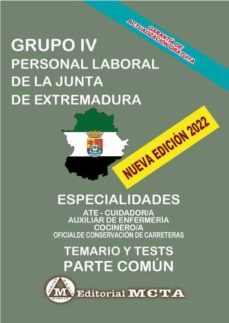 grupo iv personal laboral temario comun (tema y tests) junta de extremadura-9788482195803