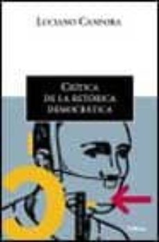 critica de la retorica democratica-9788484324003