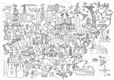 barcelona per pintar i disfrutar en gran!-9788484788003