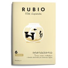 l art d aprendre. operacions rubio  6 (català)-9788489773103