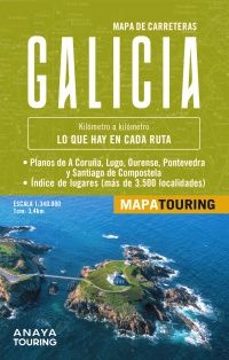 mapa de carreteras galicia (desplegable), escala 1:340.000-9788491588603