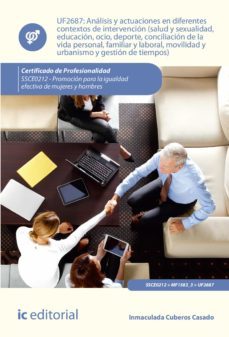 analisis y actuaciones en diferentes contextos de intervencion (salud y sexualidad, educacion, ocio, deporte, conciliacion de la vida personal, familiar y laboral, movilidad y urbanismo y gestion de tiempos). ssce0212 (ebook)-inmaculada cuberos casado-9788491985303