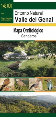 mapa ornitologico del entorno natural del valle del genal (malaga ) (ed. bilingue español-ingles)-miguel angel farfan aguilar-9788494053603
