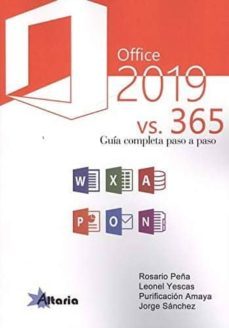office 2019 vs 365-rosario peña perez-9788494988103