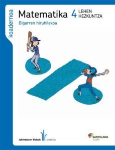 koad matematika jakint bideak 4-2leh  (pais vasco)-9788498943603