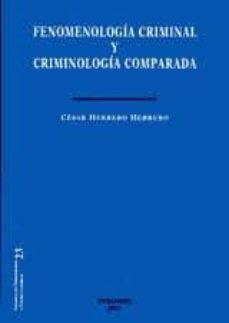 fenomenologia criminal y criminologia comparada-9788499827803