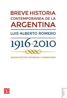 breve historia contemporánea de la argentina (ebook)-luis alberto romero-9789505579303