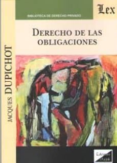 derecho de las obligaciones-jacques dupichot-9789563924503