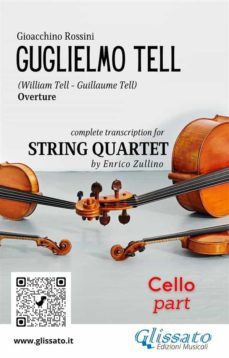 cello part of "william tell" overture by rossini for string quartet (ebook)-9791220865203