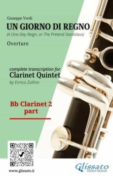 bb clarinet 2 part of "un giorno di regno" for clarinet quintet (ebook)-9791220875103