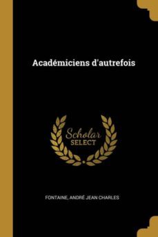 academiciens dautrefois-9780274588213