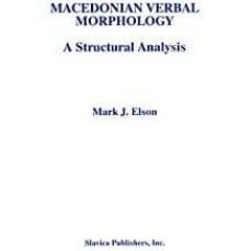 macedonian verbal morphology-9780893572013