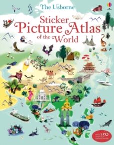 sticker picture atlas of the world-sam baer-9781409550013