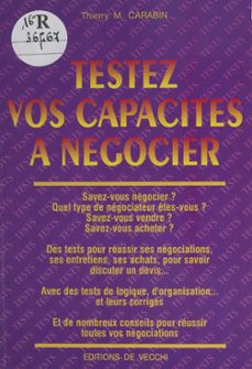testez vos capacites a negocier (ebook)-thierry m. carabin-9782402433013
