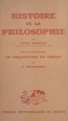 histoire de la philosophie (ebook)-emile brehier-paul masson oursel-9782705925413