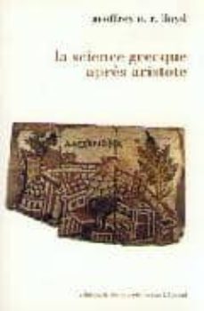 la science grecque apres aristote-geoffrey lloyd-9782707119513