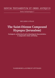 the saint-etienne compound hypogea, jerusalem (ebook)-9783647573113