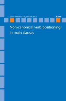 non-canonical verb positioning in main clauses (ebook)-9783875489613
