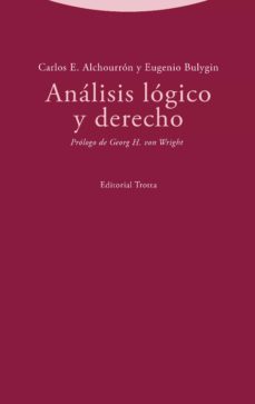 analisis logico y derecho-carlos e. alchourron-eugenio bulygin-9788413640013