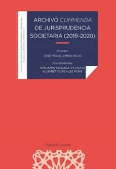 archivo commenda de jurisprudencia societaria (2019-2020)-9788413692913