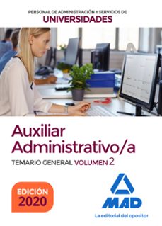 auxiliar administrativo de universidades. temario general (vol.2)-9788414236413