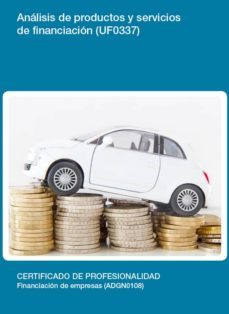 analisis de productos y servicios de financiacion (uf0337)-9788416360413