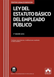 ley del estatuto basico del empleado publico-9788417135713