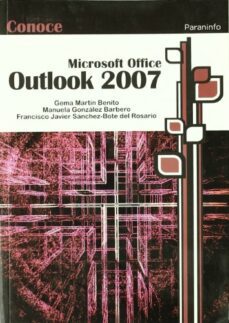 conoce outlook 2007-gema martin benito-9788428331913