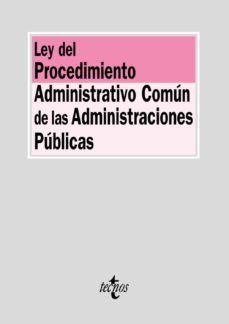 ley del procedimiento administrativo comun de las administraciones publicas-9788430968213