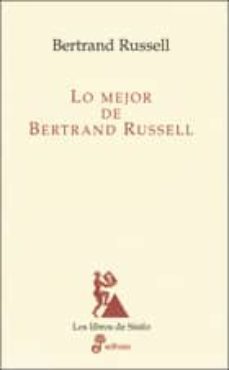 lo mejor de bertrand russell-bertrand russell-9788435027113