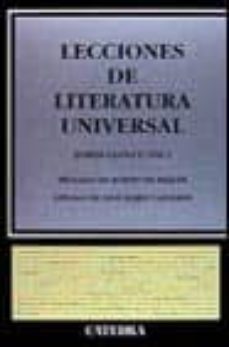 lecciones de literatura universal-jordi llovet-9788437613413