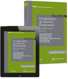 fundamentos de derecho empresarial, tomo iv-jesus almoguera garcia-9788447048113