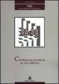 ca-88, condiciones acusticas en los edificios-9788449803413