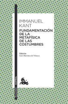 fundamentacion de la metafisica de las costumbres-9788467047813