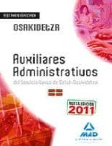 auxiliares administrativos osakidetza.test parte especifica-9788467672213